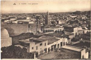 Tunis, Vue generale / general view (cut)