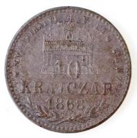 1868GYF 10kr Ag "Magyar Királyi Váltó Pénz" T:2-
Adamo M10.1