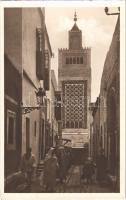 Tunis, Rue Sidi-Ben-Arous / street, mosque