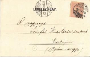 1900 Balatonszentgyörgy, Vasútállomás, Posta és távirda, Balaton, csónakok. Weisz és Dreykurs kiadás...