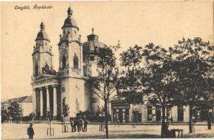 1923 Cegléd, Árpád tér, templom, Könyv és papíráruház, könyvnyomda