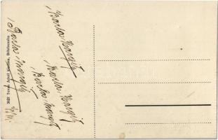 Békéscsaba, Fő tér, Löwy Jakab és Társa, Leszich Kálmán, Kresmarik és Reisz Gyula üzlete, húscsarnok...