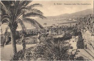 Sanremo, San Remo; Panorama dalla Villa Champsfleuris / view from the villa