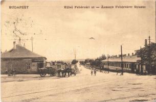 1911 Budapest XI. Külső Fehérvári út, Ruppert Ferenc, N. szobafestő üzlete. Kiadja Fellner Mór (EK)