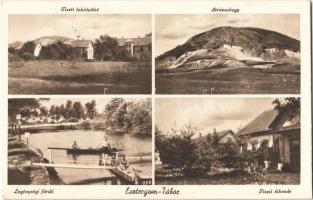 1941 Esztergom, Esztergom-Tábor; Tiszti lakóépület, Strázsa-hegy, Legénységi fürdő, Tiszti étkezde (EK)