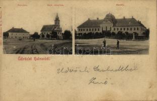 1901 Hatvan, Római katolikus templom, Parókia, Grassalkovich kastély. Hoffmann M. L. (fl)