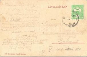 1912 Kál, Kaál; Fő utca, Római katolikus népiskola. W. L. (?) 513. Goldmann József kiadása (EK)