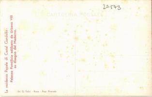 Castel Gandolfo, La residenza Papale, Palazzo Pontificio edificato da Urbano VIII su disegno del Mad...