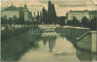 1906 Szombathely, Deák park, fahíd