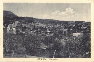 1930 Leányfalu, villa. Ecker Sándor kiadása + PÓCSMEGYER - LEÁNYFALU B komp bélyegzővel (EK)