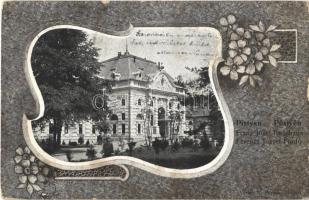 1903 Pöstyén, Pistyan, Piestany; Ferenc József fürdő / spa. Art Nouveau