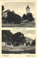 1939 Olaszliszka, Református templom és iskola, Fő utca