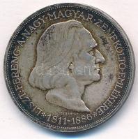 1936. 2P Ag "Liszt Ferenc" T:1-,2 patina 
Adamo P7.3