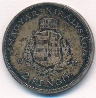 1936. 2P Ag "Liszt Ferenc" T:1-,2 patina 
Adamo P7.3