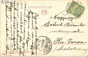 1908 Besztercebánya, Banská Bystrica; vasúti sín. Ivánszky Elek kiadása 667. / railway track (EK)