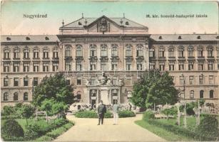 Nagyvárad, Oradea; M. kir. honvéd-hadapród iskola / K.u.k. military cadet school  (EK)