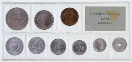 1980. 2f-10Ft (9xklf) érmés forgalmi sor fóliatokban T:1 kis patina Adamo FO13