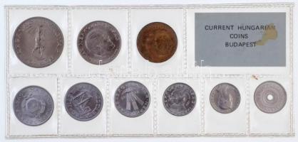 1981. 2f-10Ft (9xklf) érmés forgalmi sor fóliatokban T:1 Adamo FO14