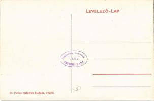 Vésztő, Fő tér, Városháza, lovaskocsi. Putics Testvérek kiadása