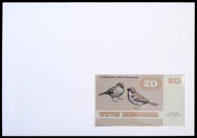 Dánia 1972. 20K borítékon grönlandi bélyeggel, bélyegzéssel T:I Denmark 1972. 20 Kroner in envelope ...