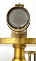 cca 1900  Preciziós teodolit. Réz, Teljesen  működőképes, jó állapotban. Szétszedhető három részre. ...