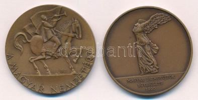 Kiss Nagy András (1930-) 1989. "Magyar Nemzetért / Erdély" Br emlékérem (42,5mm) + Bognár ...