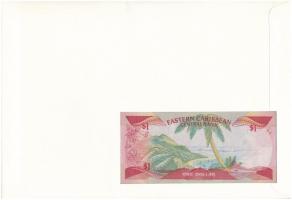 Kelet-Karibi Államok/Anguilla 1985-1988. 1$ felbélyegzett borítékban, bélyegzéssel T:I Eastern Carib...