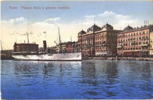 Fiume, Rijeka; Palazzo Adria e governo maritimo / palace and maritime government