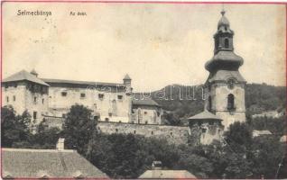 Selmecbánya, Schemnitz, Banská Stiavnica; Óvár. Joerges 1910 / castle (EK)