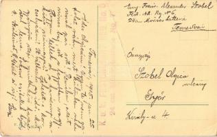 Temesvár, Timisoara; Piarista főgimnázium / grammar school + "K.u.K. Festungsart. Rg. No. 6. 24...