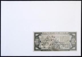 Kuba 1982. 1P borítékon grönlandi bélyeggel, bélyegzéssel T:I Cuba 1982. 1 Peso in envelope with Gre...