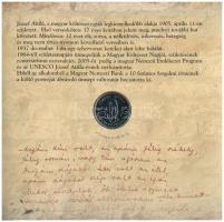 2005. 1Ft-100Ft (7xklf) forgalmi sor szettben + 2005. 10Ft "József Attila" T:BU Adamo FO39