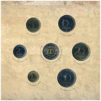 2005. 1Ft-100Ft (7xklf) forgalmi sor szettben + 2005. 10Ft "József Attila" T:BU Adamo FO39