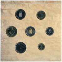 2005. 1Ft-100Ft (7xklf) forgalmi sor szettben + 2005. 10Ft "József Attila" T:BU Adamo FO39