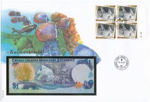 Kajmán-szigetek 2006. 1$ felbélyegzett borítékban, bélyegzéssel T:I Cayman Islands 2006. 1 Dollar in envelope with stamp and cancellation C:UNC