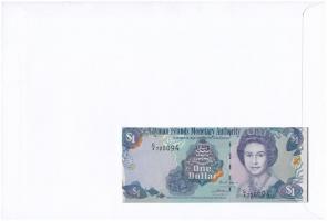 Kajmán-szigetek 2006. 1$ felbélyegzett borítékban, bélyegzéssel T:I Cayman Islands 2006. 1 Dollar in...