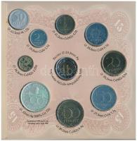 1998. 50f-200Ft (10xklf) forgalmi sor dísztokban + 1998. 100Ft alpakka "1848-1849. Szabadsághar...