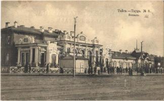 1916 Tayga, Vokzal / vasútállomás / Bahnhof / railway station. Scherer, Nabholz & Co.