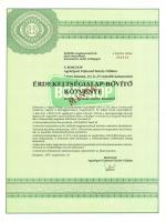 Budapest 1986. "A Komplett Ruházati Vállalat" Árualap-bővítő kötvénye 10.000Ft-ról + Budap...