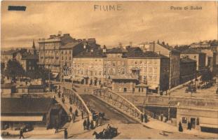 1908 Fiume, Rijeka; Ponte di Susak / bridge