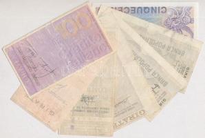 Olaszország 1974. 500L + 1976-1977. 6db csekk,  100L értékben T:III,III- 
Italy 1974. 500 Lire + 19...