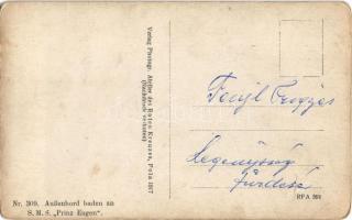 Außenbord baden an SMS "Prinz Eugen" / SMS Prinz Eugen Osztrák-Magyar Haditengerészet Tege...