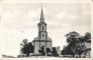 Nagykapos, Velke Kapusany; Kiskaposi római karolikus templom / church + 1939 Ungvár visszatért So. Stpl