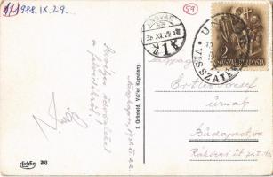 Nagykapos, Velke Kapusany; Kiskaposi római karolikus templom / church  + "1939 Ungvár visszatér...