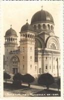 Szatmárnémeti, Satu Mare; Görög katolikus székesegyház / Greek Catholic cathedral. photo + 1940 Szatmárnémeti visszatért So. Stpl