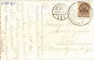 Szatmárnémeti, Satu Mare; Görög katolikus székesegyház / Greek Catholic cathedral. photo + "194...