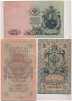 Orosz Birodalom 1912-1917. (1909) 5R + 10R + 25R Szign.: Shipov T:III,III-
Russian Empire 1912-1917...