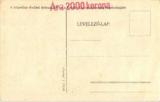 Rendőri Gyermekbíróság Segélyalap propagandalapja / Hungarian charity propaganda card against juveni...