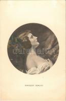 Odalisk, gently erotic art postcard, Nr. 214. s: Innocent Ferenc