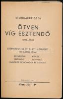 Steinhardt Géza: Ötven víg esztendő. 1890-1940. Steinhardt 50 év alatt előadott magánszámai. Bp.,194...